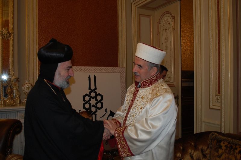 PROF. DR. BARDAKOĞLU SÜRYANİ RUHANİ LİDERLE GÖRÜŞTÜ