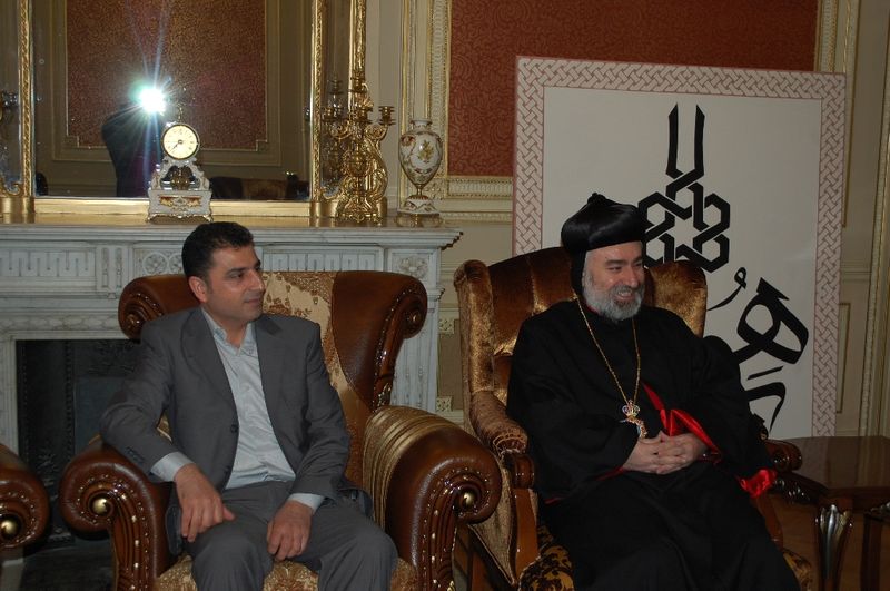 PROF. DR. BARDAKOĞLU SÜRYANİ RUHANİ LİDERLE GÖRÜŞTÜ