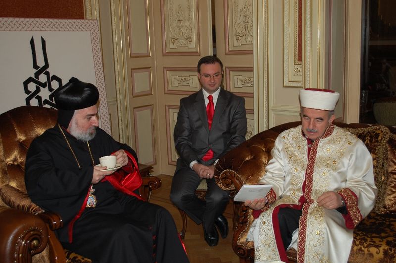 PROF. DR. BARDAKOĞLU SÜRYANİ RUHANİ LİDERLE GÖRÜŞTÜ