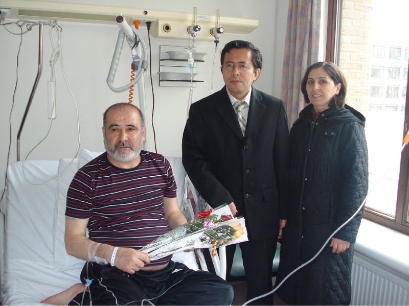UTV BAŞKANI SEDAT KAYA'YA GEÇMİŞ OLSUN ZİYARETİ