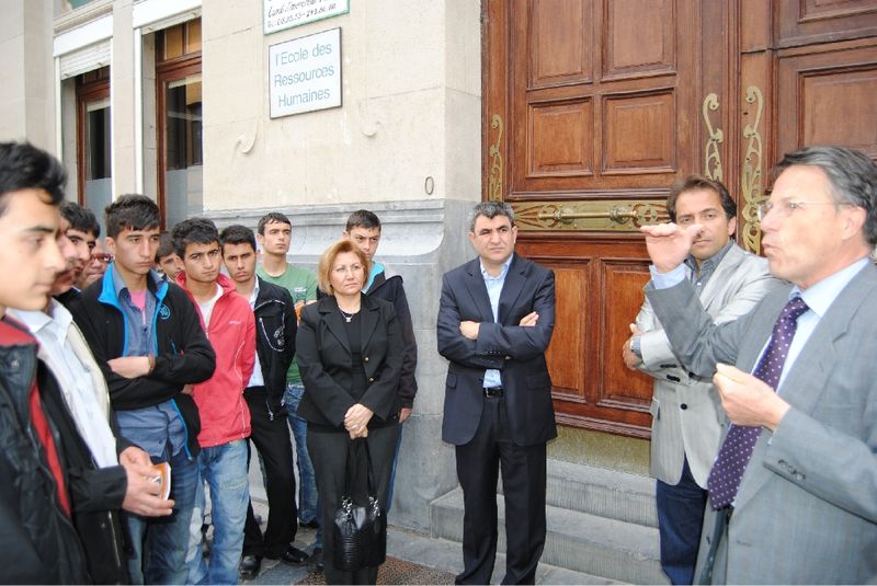 MERAM ENDÜSTRİ MESLEK LİSESİ ÖĞRENCİLERİ BRÜKSEL'DE