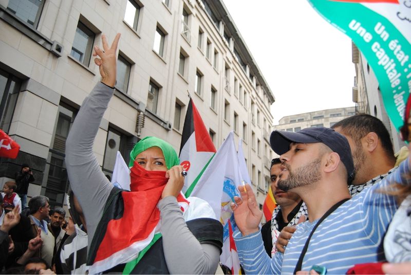 BELÇİKA'DA İSRAİLE ÖFKE SEL OLDU AKTI