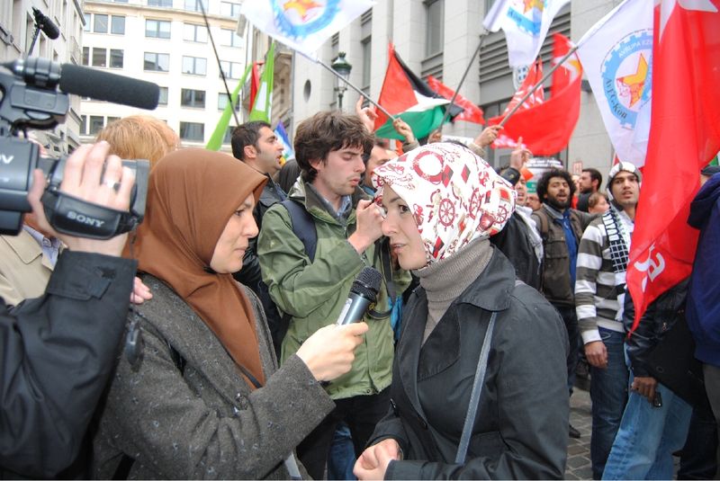 BELÇİKA'DA İSRAİLE ÖFKE SEL OLDU AKTI