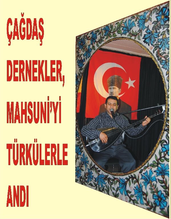 MAHSUNİ BELÇİKA'DA TÜRKÜLERİYLE ANILDI