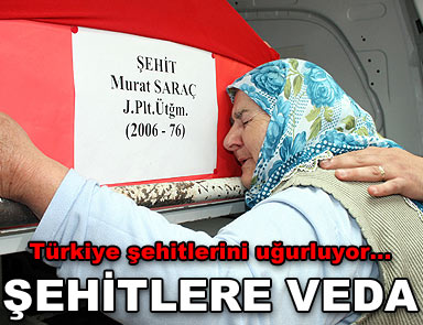 Türkiye şehitlerini uğurluyor