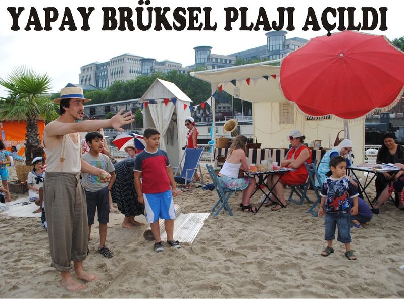 YAPAY BRÜKSEL PLAJI HİZMETTE
