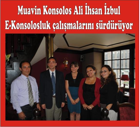 Muavin Konsolos İzbul Charleroi'de görüşmelerde bulundu