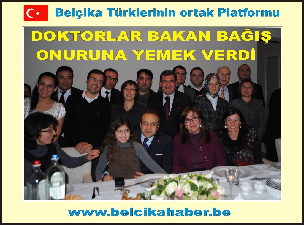 DOKTORLAR VE İŞADAMI İZCİ  BAKAN BAĞIŞ ONURUNA VİLLALARINDA YEMEK VERDİLER