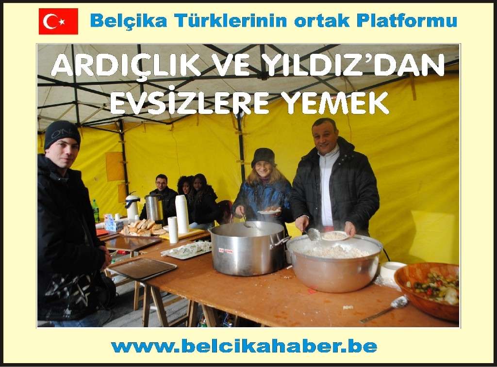 ARDIÇLIK VE YILDIZ'DAN EVSİZLERE YEMEK YARDIMI