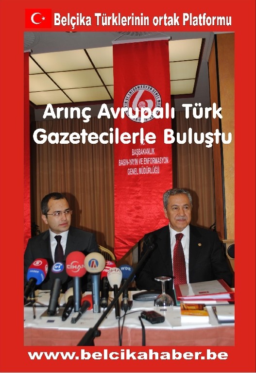 Arınç Avrupalı Türk Gazetecilerle Buluştu