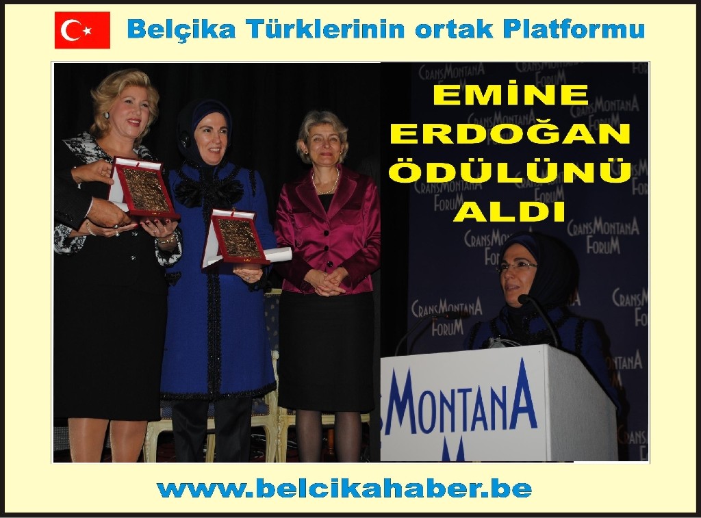 BAYAN ERDOĞAN ÖDÜLÜNÜ TÖRENLE ALDI