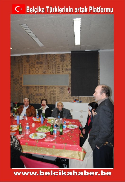 BELÇİKA HABER YAZAR KADROSU BİR YEMEKTE BULUŞTU