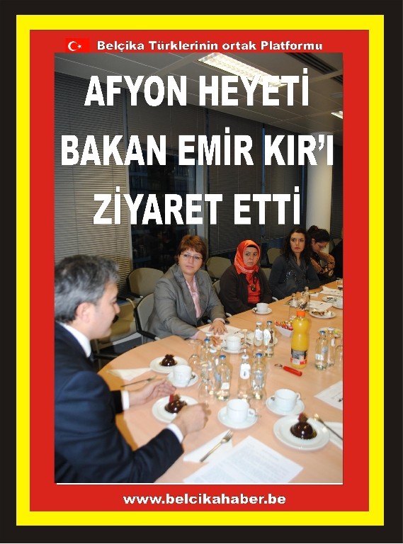 AFYON BELEDİYE HEYETİ BELÇİKA'DA TEMASLARINI SÜRDÜRÜYOR