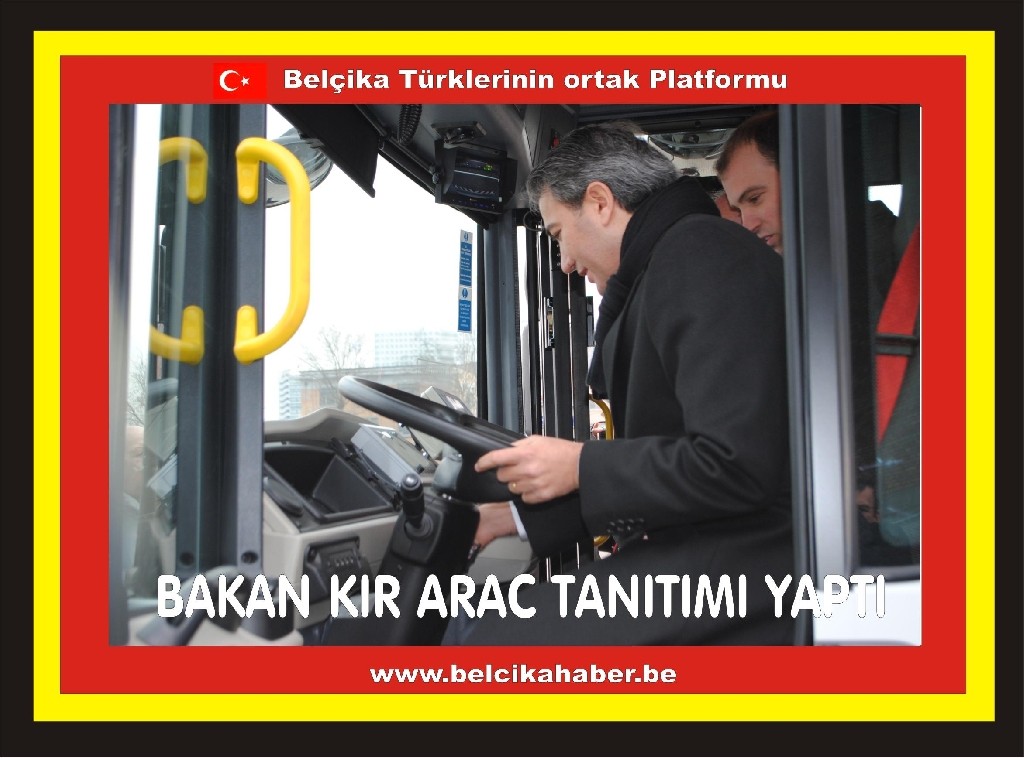 BAKAN KIR YENİ ÇÖP KAMYONUNU TANITTI