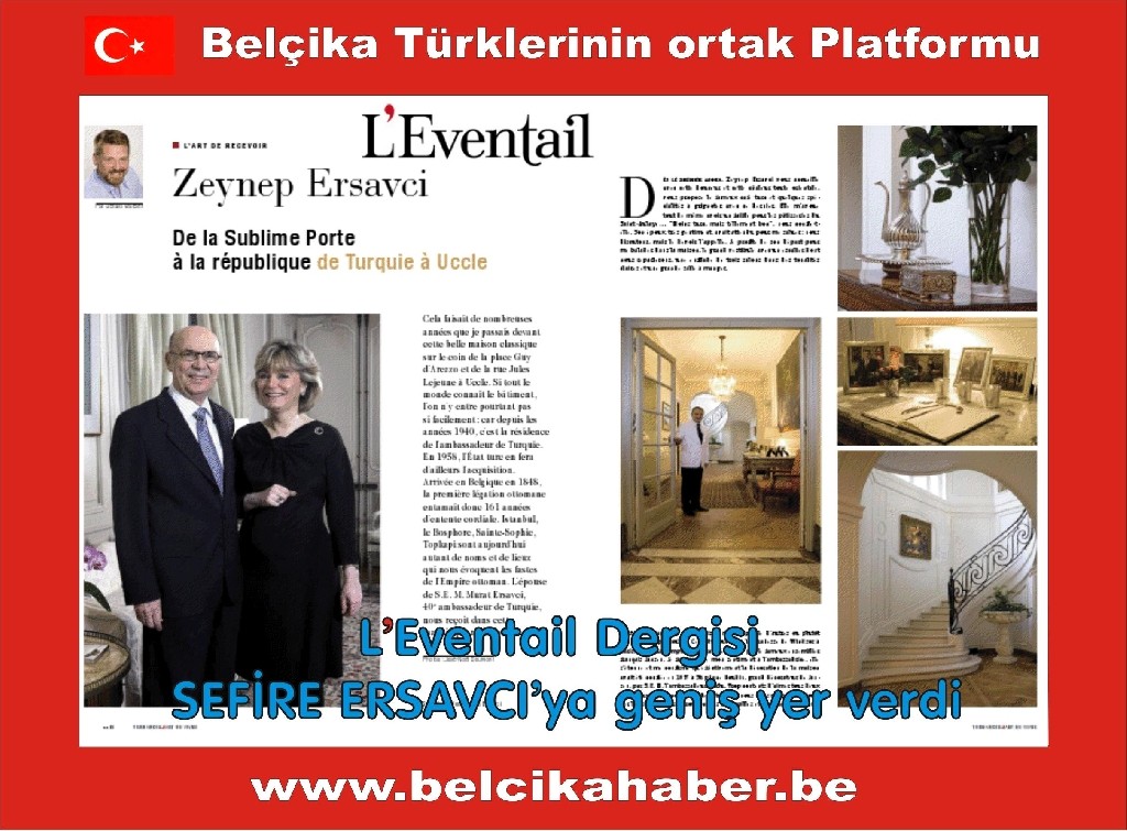 L'Eventail SEFİRE ZEYNEP ERSAVCI'NIN KONUKSEVERLİLİĞİNİ SAYFALARINA TAŞIDI