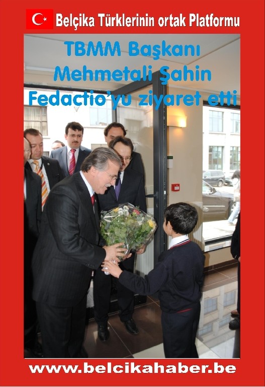 TBMM Başkan Mehmet Ali Şahin Fedactio’ yu ziyaret etti