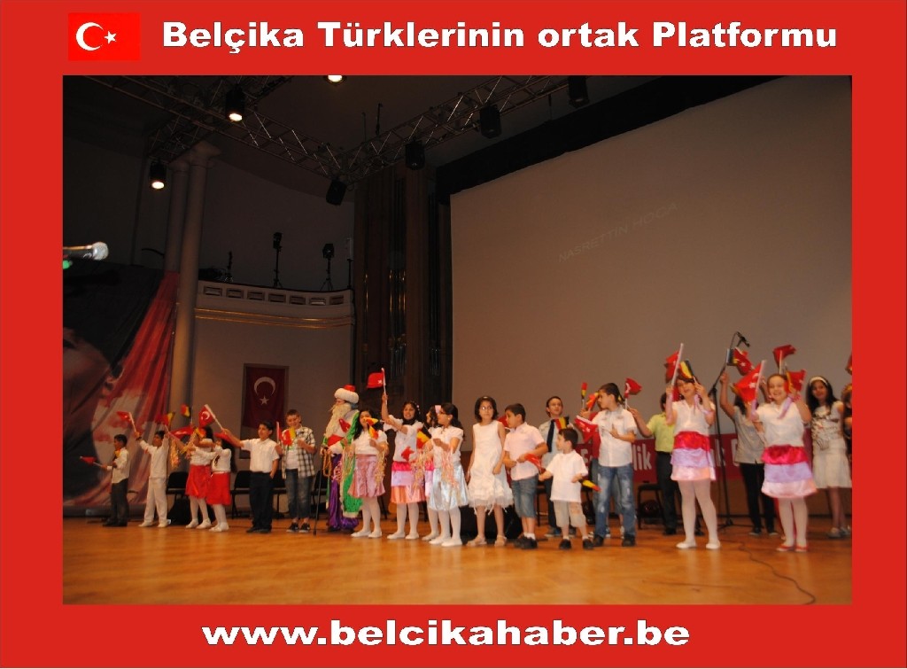 BRÜKSEL’DE ‘23 NİSAN ULUSAL EGEMENLİK VE ÇOCUK BAYRAMI’ COŞKUSU YAŞANDI