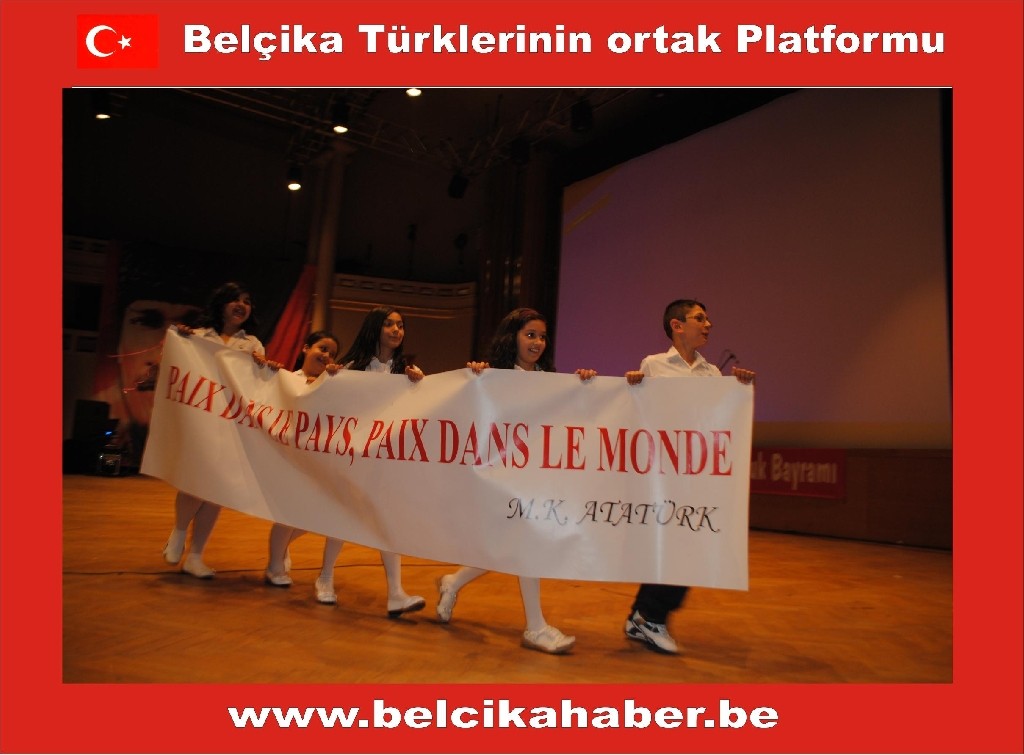 BRÜKSEL’DE ‘23 NİSAN ULUSAL EGEMENLİK VE ÇOCUK BAYRAMI’ COŞKUSU YAŞANDI