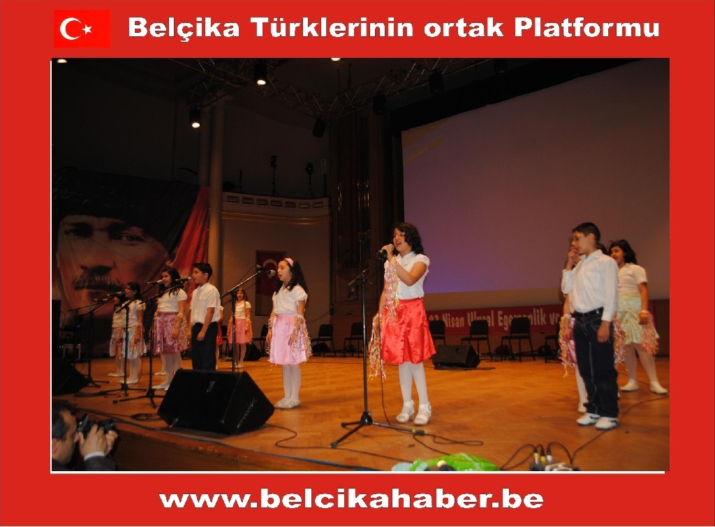 BRÜKSEL’DE ‘23 NİSAN ULUSAL EGEMENLİK VE ÇOCUK BAYRAMI’ COŞKUSU YAŞANDI