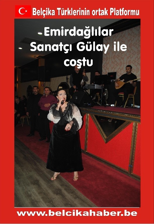 BELÇİKALI EMİRDAĞLILAR BRÜKSEL'DE DÜZENLENEN KONSERDE BİR ARAYA GELDİ
