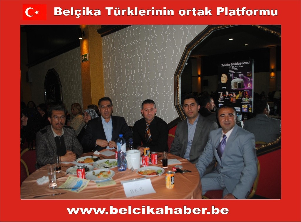 BELÇİKALI EMİRDAĞLILAR BRÜKSEL'DE DÜZENLENEN KONSERDE BİR ARAYA GELDİ