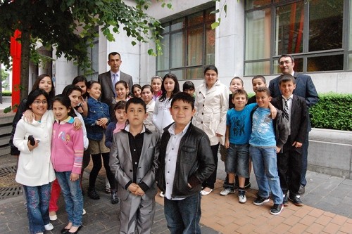 Gentli Çocuklar Flaman Parlamentosu’nu Ziyaret Ettiler.