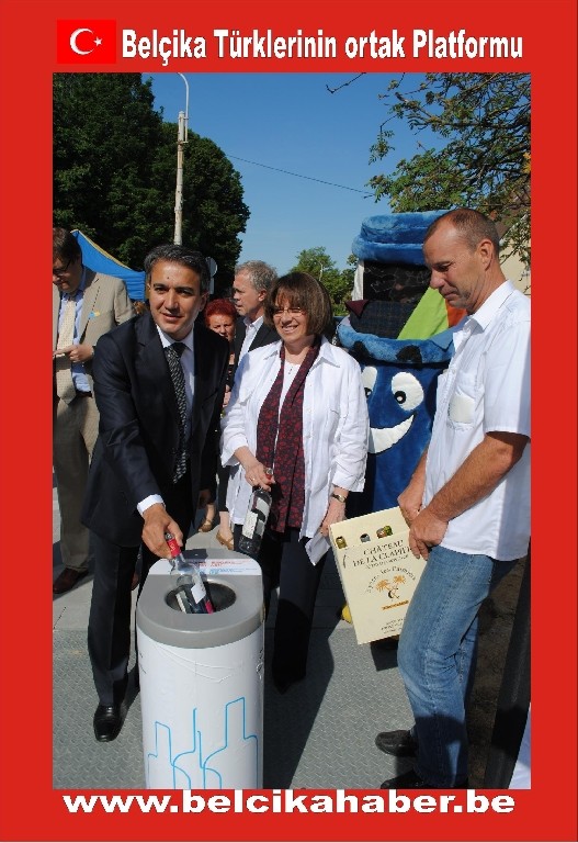BAKAN KIR; YERE GÖMÜLÜ  CAM TOPLAMA KONTERYNER AÇILIŞINI YAPTI