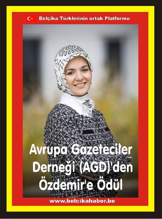 Avrupa Gazeteciler Derneği (AGD)'den Özdemir'e Ödül