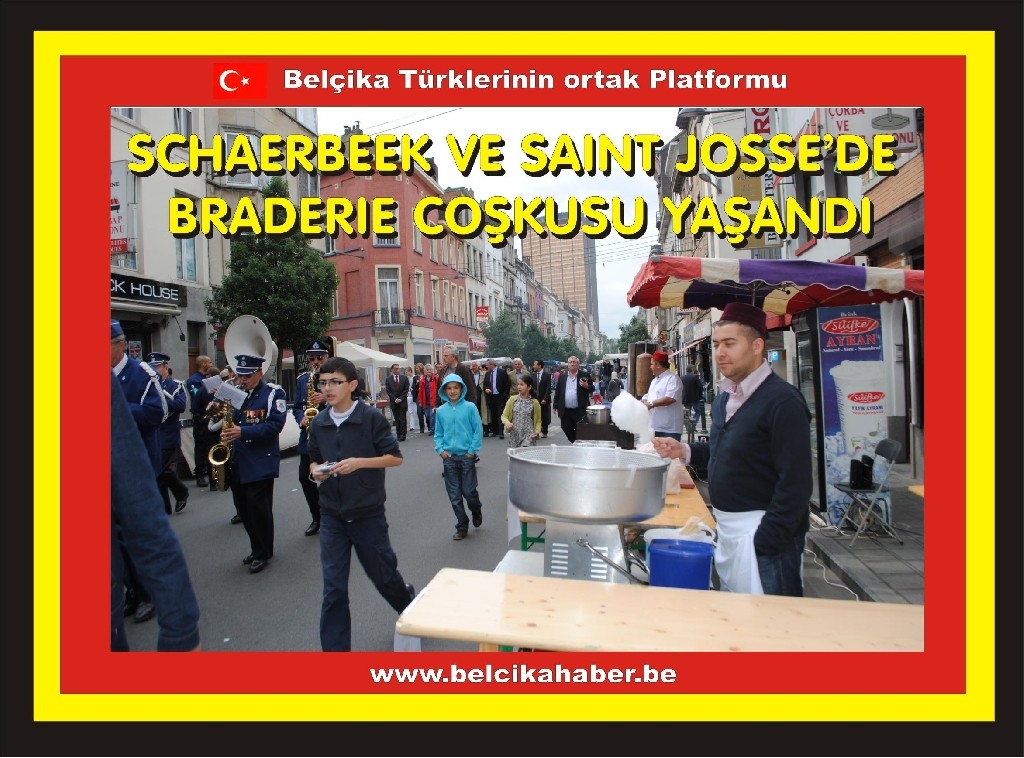 SCHAERBEEK VE SAINT JOSSE'DE BRADERIE COŞKUSU YAŞANDI
