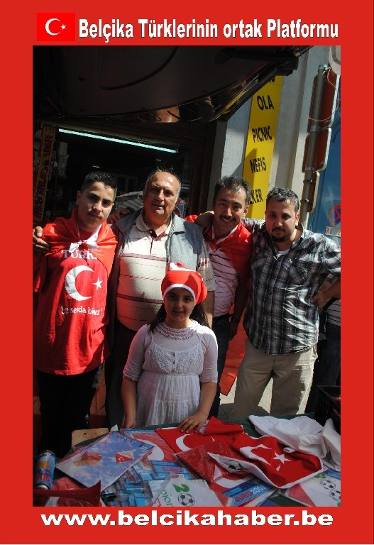 MİLLİ COŞKU BELÇİKA'DA GECEBOYU DEVAM ETTİ