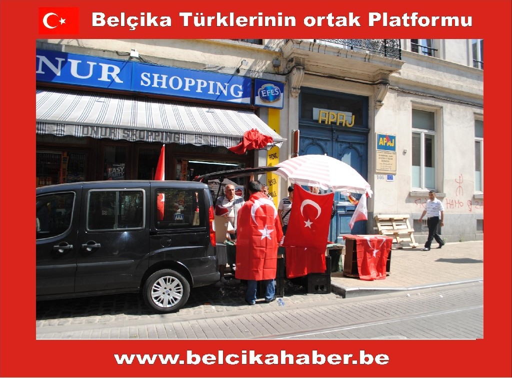 MİLLİ COŞKU BELÇİKA'DA GECEBOYU DEVAM ETTİ