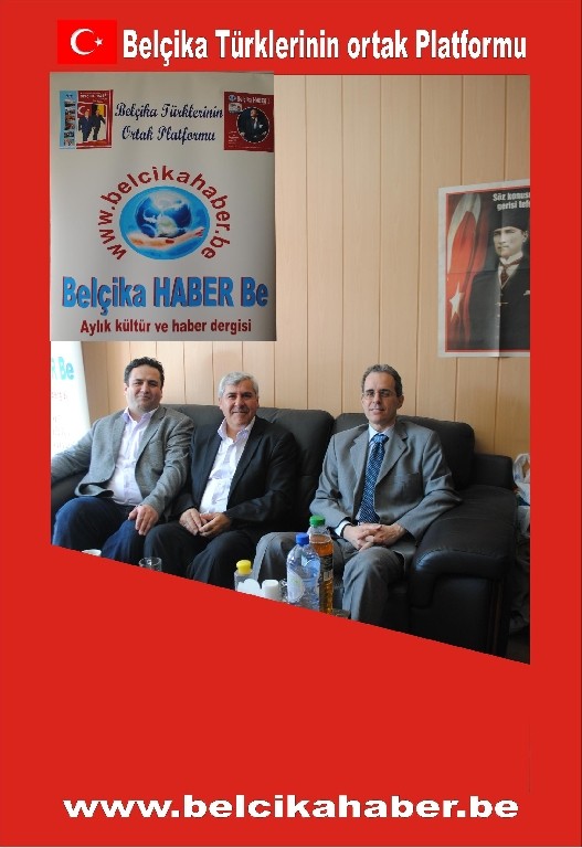 BAŞKONSOLOS MEHMET POROY 'BELÇİKA HABER'İ ZİYARET ETTİ