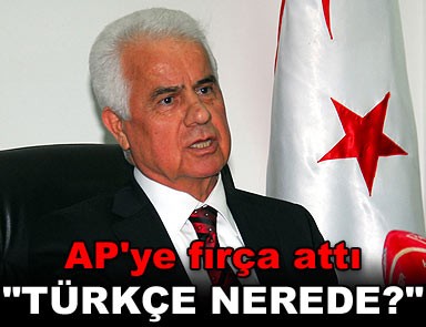 KKTC lideri Eroğlu'ndan AP'ye 