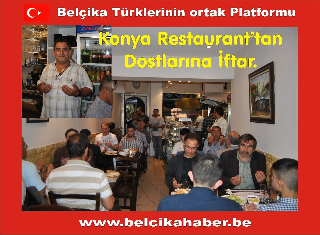 KONYA RESTAURANT'TAN DOSTLARINA İFTAR