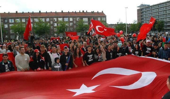 Terörü Lanet Mitingi Rotterdam’da Yapıldı