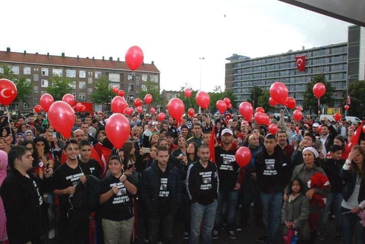 Terörü Lanet Mitingi Rotterdam’da Yapıldı
