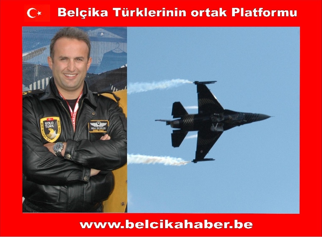 TÜRK SOLO BELÇİKA SEMALARINDAKİ GÖSTERİSİYLE NEFESLERİ KESTİ