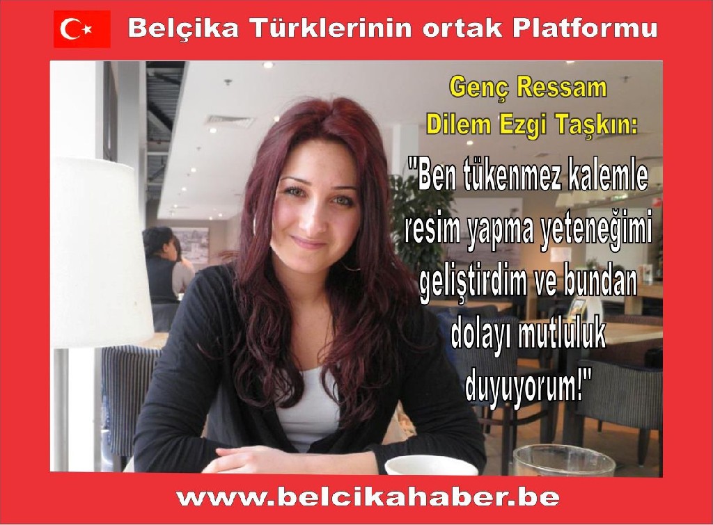 GENÇ RESSAM DİLEM EZGİ TAŞKIN TÜKENMEZ KALEM RESİMLERİYLE GÖZ DOLDURUYOR