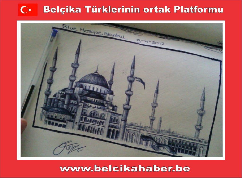 GENÇ RESSAM DİLEM EZGİ TAŞKIN TÜKENMEZ KALEM RESİMLERİYLE GÖZ DOLDURUYOR