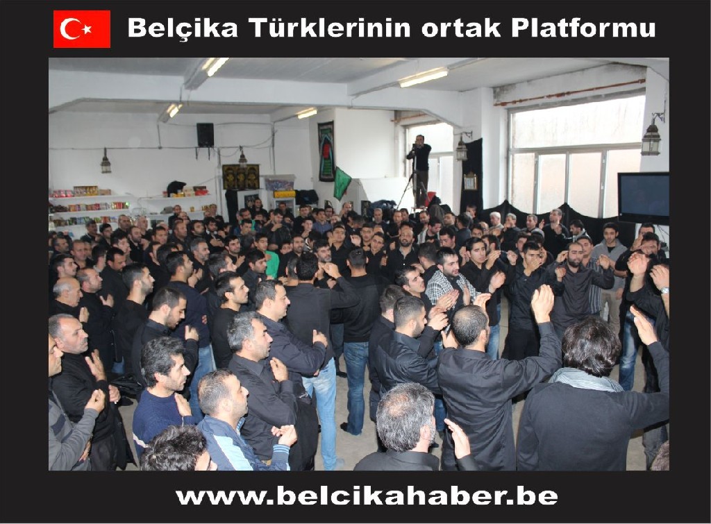 HÜSEYİN DOSTLARI İMAM HÜSEYİN'E AB MERKEZİ BRÜKSEL'DEN 'LEBBEYK' DEDİLER