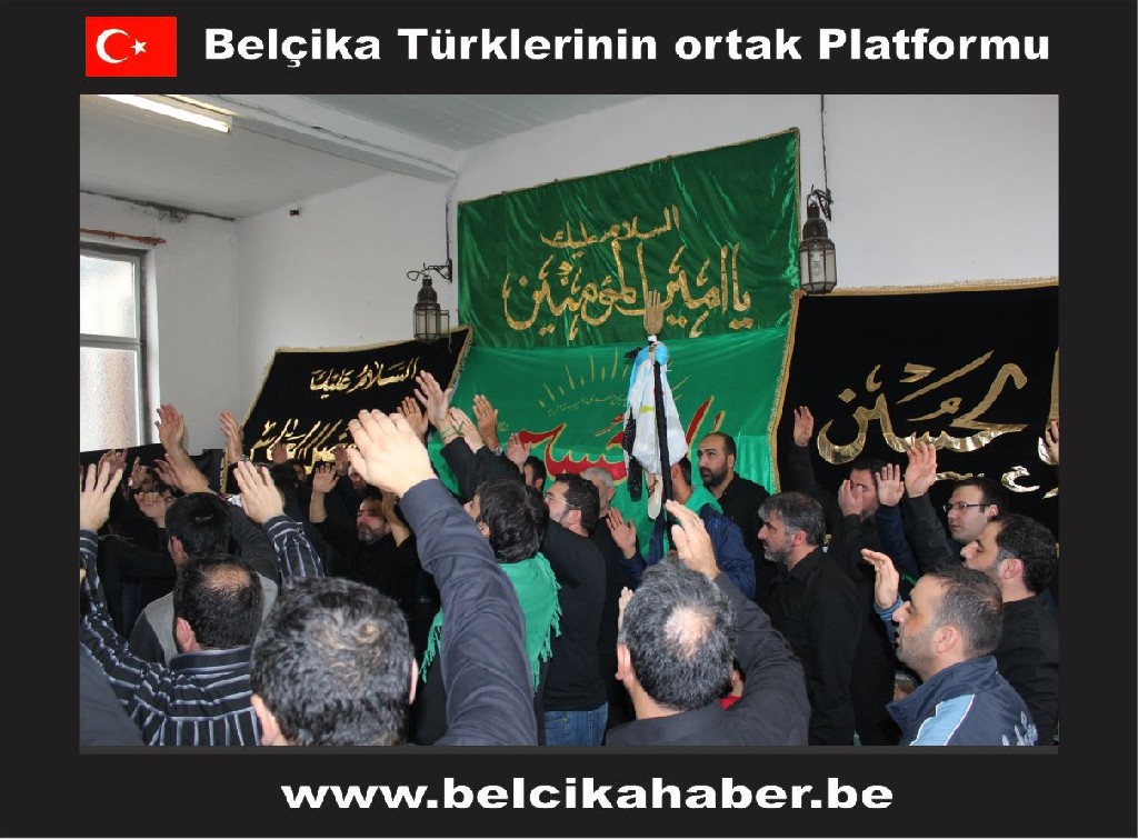 HÜSEYİN DOSTLARI İMAM HÜSEYİN'E AB MERKEZİ BRÜKSEL'DEN 'LEBBEYK' DEDİLER
