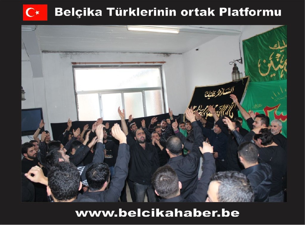 HÜSEYİN DOSTLARI İMAM HÜSEYİN'E AB MERKEZİ BRÜKSEL'DEN 'LEBBEYK' DEDİLER