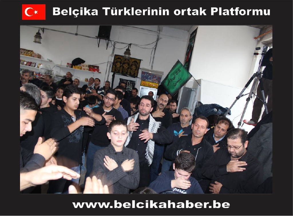 HÜSEYİN DOSTLARI İMAM HÜSEYİN'E AB MERKEZİ BRÜKSEL'DEN 'LEBBEYK' DEDİLER