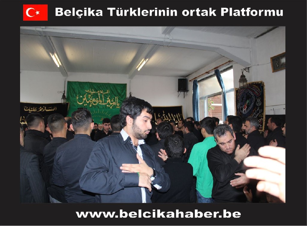 HÜSEYİN DOSTLARI İMAM HÜSEYİN'E AB MERKEZİ BRÜKSEL'DEN 'LEBBEYK' DEDİLER