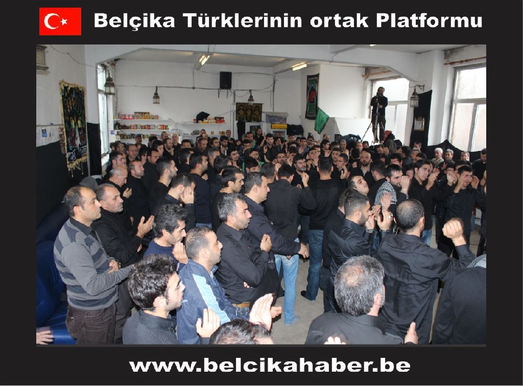 HÜSEYİN DOSTLARI İMAM HÜSEYİN'E AB MERKEZİ BRÜKSEL'DEN 'LEBBEYK' DEDİLER