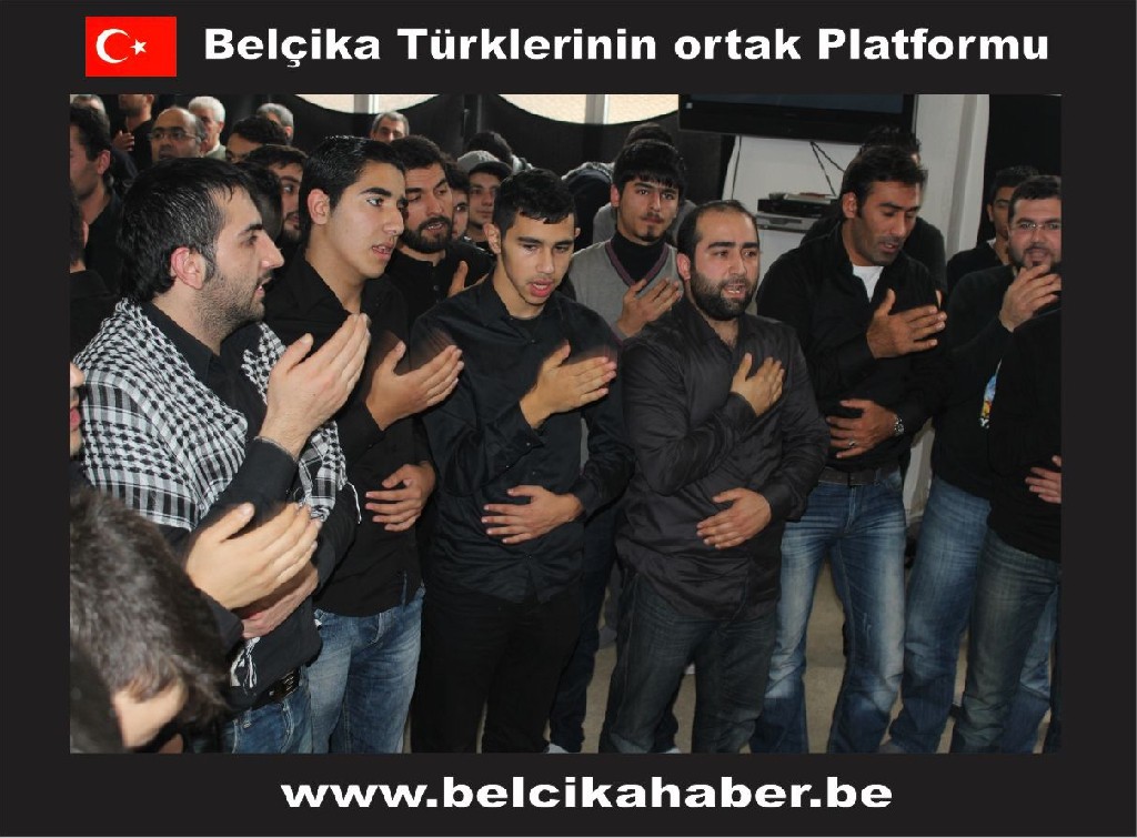 HÜSEYİN DOSTLARI İMAM HÜSEYİN'E AB MERKEZİ BRÜKSEL'DEN 'LEBBEYK' DEDİLER