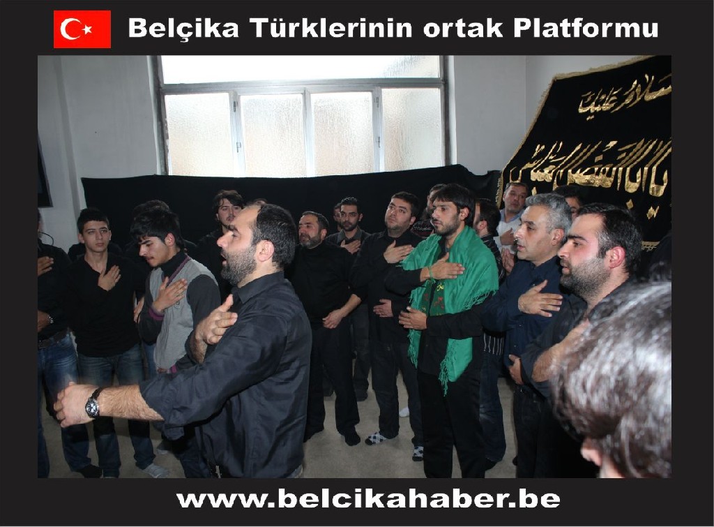 HÜSEYİN DOSTLARI İMAM HÜSEYİN'E AB MERKEZİ BRÜKSEL'DEN 'LEBBEYK' DEDİLER
