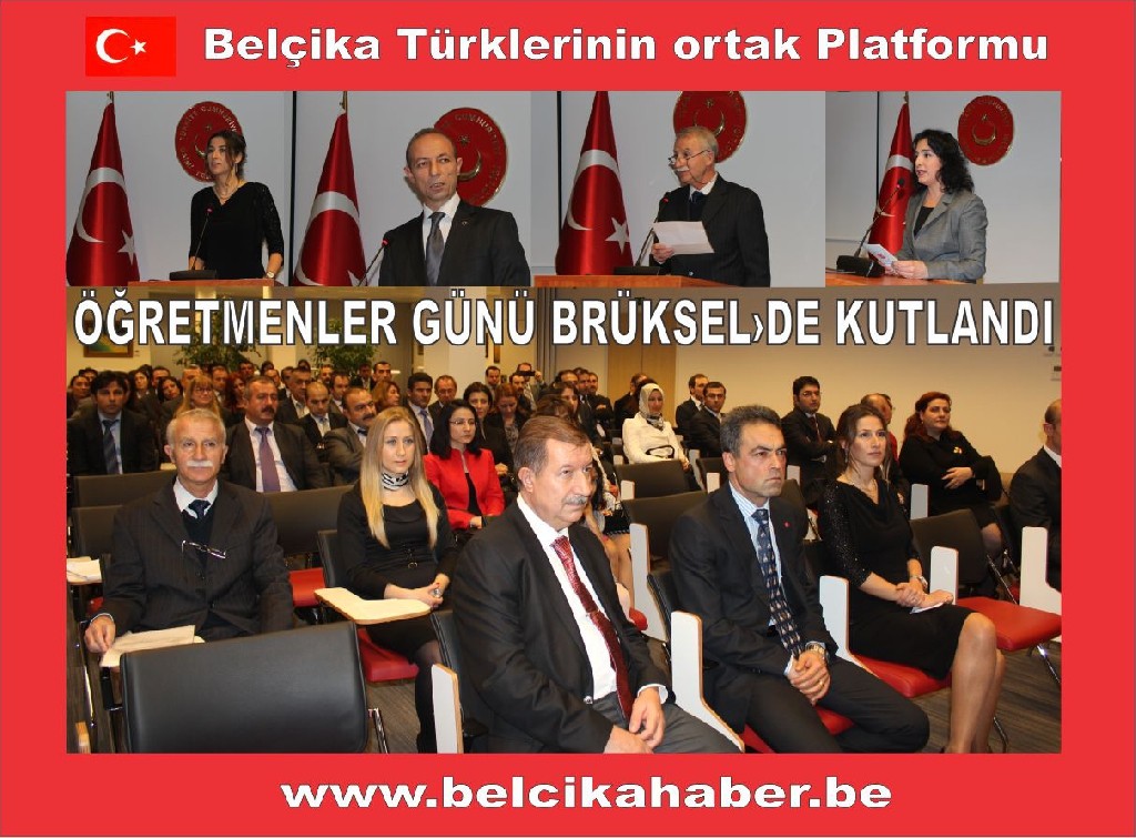 '24 KASIM ÖĞRETMENLER GÜNÜ' BRÜKSEL'DE KUTLANDI
