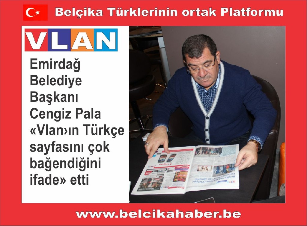 BRÜKSEL'DE BULUNAN EMİRDAĞ HEYETİ TÜRKÇE SAYFALI VLANI TEBRİK ETTİLER