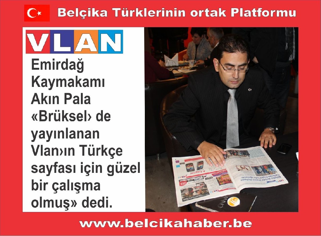 BRÜKSEL'DE BULUNAN EMİRDAĞ HEYETİ TÜRKÇE SAYFALI VLANI TEBRİK ETTİLER